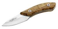 Nieto Gürtelmesser, rostfrei, Olivenholz, Klinge 8,4 cm, (Leder) Nieto Gürtelmesser, rostfrei, Olivenholz, Klinge 8,4 cm, (Leder)