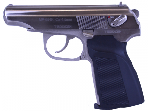 CO2 Luftpistole Baikal Makarov MP-654K Kal. 4,5 mm vernickelt