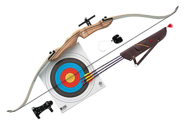 Recurve Bogen-Set mit Zubehör, 30 lbs.
