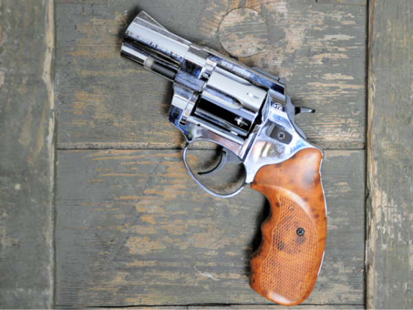 Zoraki R1 Schreckschuss Revolver 2,5 Zoll 9mm R.K / 2. Wahl, Hochglanz Chrom Optik