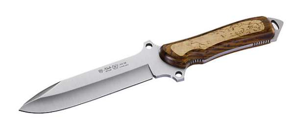 Nieto Gürtelmesser, Stahl AN.58, Klinge 16 cm, Cocobolo, Birke,