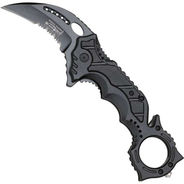 BlackField NIGHT THORN 2 Karambit Messer schwarz (Art. Nr.: 88025)