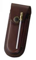 Leder-Etui, braun, für Messer mit 9 cm Heftlänge Leder-Etui, braun, für Messer mit 9 cm Heftlänge