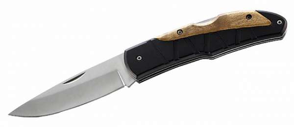 Herbertz Taschenmesser, AISI 420, Aluminium, Wurzelholz