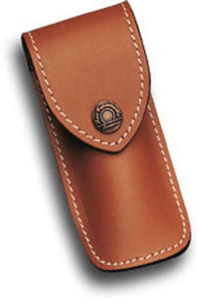 Magnum Französisches Leder-Etui, braun, Heftlänge 11 cm