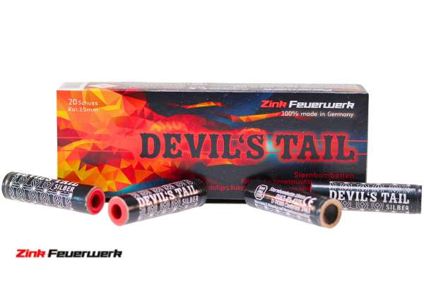 Zink Feuerwerk: Devils Tail, Sternbombetten, Kal. 15 mm, 20 Teile