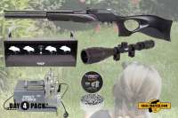 Komplettset: Diana P1000 Evo2 TH Black Pressluftgewehr + Kompressor + Munition + Ziele + Zubehör Komplettset: Diana P1000 Evo2 TH Black Pressluftgewehr + Kompressor + Munition + Ziele + Zubehör
