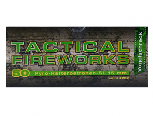 Tactical Fireworks Pyro Cracker SL 15mm-50 Stück Vogelschreck