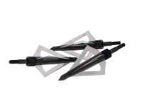 3 Stck. Jagdspitzen - 4 Klingen Broadhead 3 Stck. Jagdspitzen - 4 Klingen Broadhead