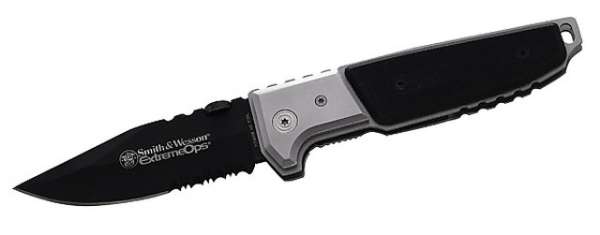 Smith and Wesson Einhandmesser Extreme Ops, 440 A-Stahl, Edelsta