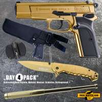 Everydaycarry: BROWNING GPDA 9 Schreckschuss Pistole 9mm P.A.K. + Holster + Messer + Schlagstock Everydaycarry: BROWNING GPDA 9 Schreckschuss Pistole 9mm P.A.K. + Holster + Messer + Schlagstock