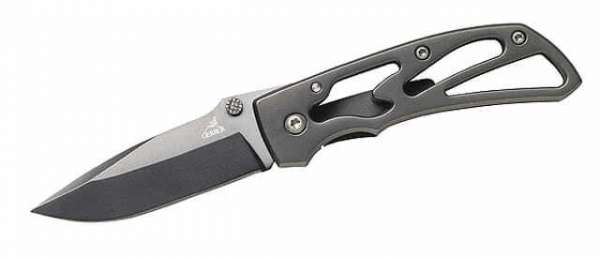 Gerber Einhandmesser Powerframe, Stahl 440 A, Edelstahl-Heft, Cl