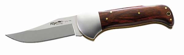 Fox Taschenmesser Forest, klein, Stahl 440, Pakkaholz, Nylonetui