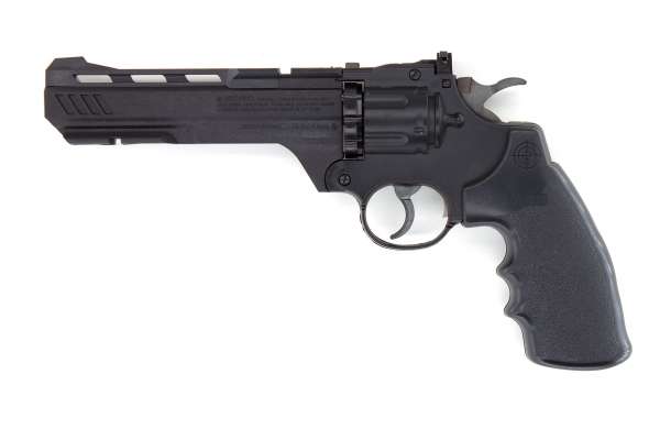 Crosman Vigilante CO2 Revolver 4.5mm (.177) Diabolo und BB (Stahlrundkugeln)