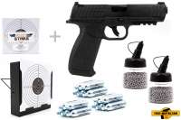 Co² Pistole Komplettset: Crosman Remington RP45, Kugelfangkasten & Zubehör Co² Pistole Komplettset: Crosman Remington RP45, Kugelfangkasten & Zubehör