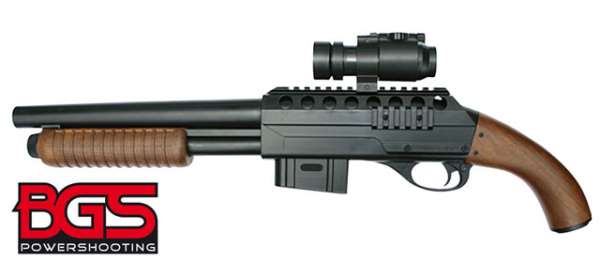 Pumpgun BGS M47 C1, Holzimitat