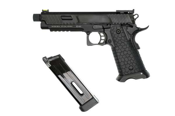 NxWerks NX 1911 BOA CO2-Luftpistole Kal. 4,5mm Stahl-BB Blowback Metallschlitten schwarz (Foto 5)