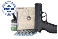 Crosman C11, Co2 Pistole, Kaliber 4.5 mm Stahlrundkugeln, Profi Set, 1000 BBs, 5 Co2 Kapseln, Scheibenkasten und 50 Schießscheiben. Crosman C11, Co2 Pistole, Kaliber 4.5 mm Stahlrundkugeln, Profi Set, 1000 BBs, 5 Co2 Kapseln, Scheibenkasten und 50 Schießscheiben.