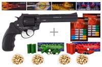 Schreckschuss Silvester Set Professional Zoraki R1 6" Revolver Schwarz + 400 Teile Schreckschuss Silvester Set Professional Zoraki R1 6" Revolver Schwarz + 400 Teile