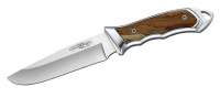 Nieto Gürtelmesser, AN.58-Stahl, Klinge 12 cm, Olivenholz, Leder Nieto Gürtelmesser, AN.58-Stahl, Klinge 12 cm, Olivenholz, Leder