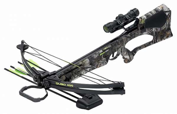 Barnett Armbrust Quad 400, 150 lbs. Zuggewicht, mit Zielfernrohr