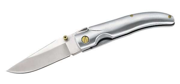 Herbertz Einhandmesser, Laguiole-Stil, Heftlänge 10 cm, Aluminiu