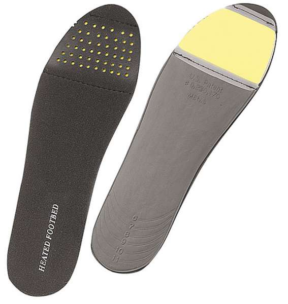 Aktivwärmesohle Yeti Plastik, 1 Paar Damen, Größen 35-40