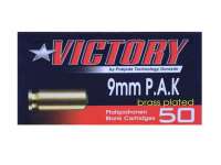 Platzpatronen 9mm P.A.K. Victory Max-Brass vermessingt Platzpatronen 9mm P.A.K. Victory Max-Brass vermessingt