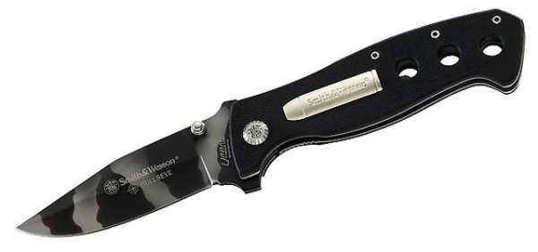 Smith and Wesson Einhandmesser, Bullsyeye Bullet Camo, Stahl 440