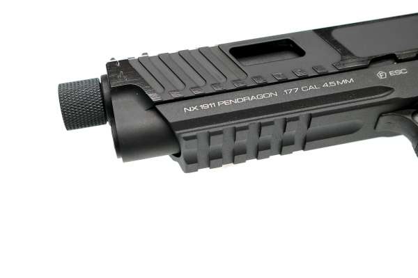 NxWerks NX 1911 Pendragon CO2-Luftpistole Kal. 4,5mm Stahl-BB Blowback Metallschlitten schwarz