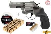 Schreckschuss Set: Zoraki Revolver R2 3 Zoll Titan + 50 Platz- / + 10 Pfefferpatron Schreckschuss Set: Zoraki Revolver R2 3 Zoll Titan + 50 Platz- / + 10 Pfefferpatron