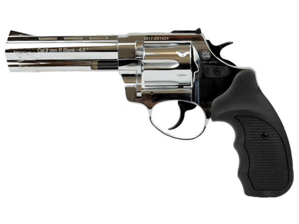 ZORAKI R1 4,5 Zoll Schreckschuss Gas Signal Revolver Kaliber 9 mm R.K. chrom