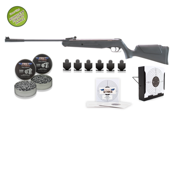 Luftgewehr Set: First Strike Bearhunter Kal. 4,5 mm (.177) Diabolo, Kugelfangkasten & Zubehör