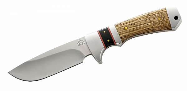 Puma TEC Gürtelmesser, Zebrawood, Klinge 10 cm, Lederscheide