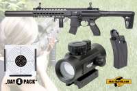 Komplettset: Luftdruckgewehr Sig Sauer MCX 4,5mm + Magazin + Red Dot + Zielkasten Trichter Komplettset: Luftdruckgewehr Sig Sauer MCX 4,5mm + Magazin + Red Dot + Zielkasten Trichter