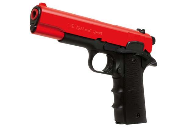 Schreckschusspistole ME Mod. 1911 Sport 9mm P.A.K. red black