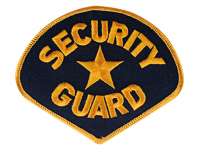 Security Guard Aufnäher Security Guard Aufnäher