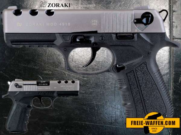 ZORAKI 4918 Schreckschusspistole / Gaspistole 9 mm P.A.K. titan B-Ware