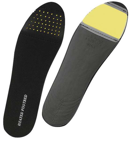 Aktivwärmesohle Yeti Plastik, 1 Paar Herren, Größen 39-46
