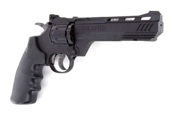 Crosman Vigilante CO2 Revolver 4.5mm (.177) Diabolo und BB (Stahlrundkugeln)