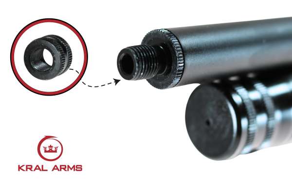 Kral Arms Puncher NP-03 Pressluftgewehr Kal. 4,5mm Diabolo mit 14-Schuss Magazin schwarz