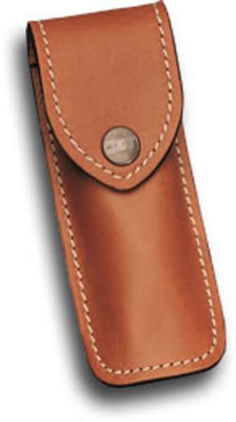 Magnum Französisches Leder-Etui, braun, Heftlänge 12 cm