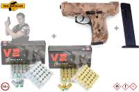 ZORAKI 925- Komplett Set - Schreckschuss-Pistole Kal. 9mm P.A.K + Munition und Zubehör ZORAKI 925- Komplett Set - Schreckschuss-Pistole Kal. 9mm P.A.K + Munition und Zubehör
