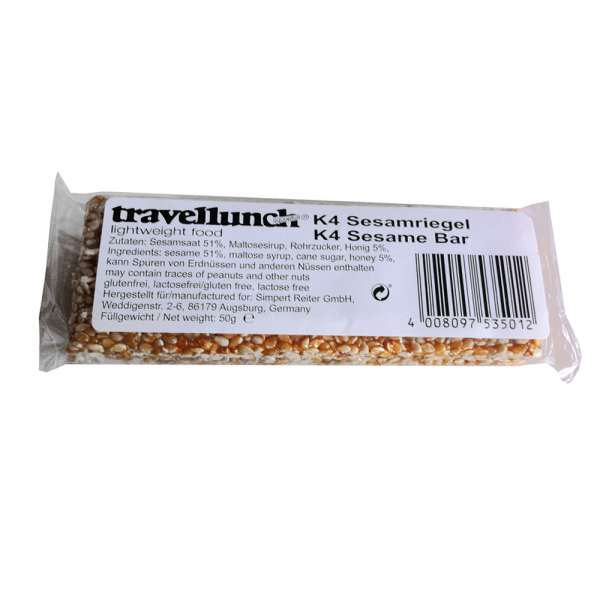 Travellunch K4 Sesam Riegel, 24 x50g