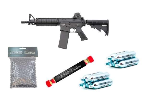 Homedefense SET: RAM T4E TM4 CO2 RAM Gewehr Kal. .43 + 500 Rubberballs + 10 Pepperballs + 10 Co² Kapseln