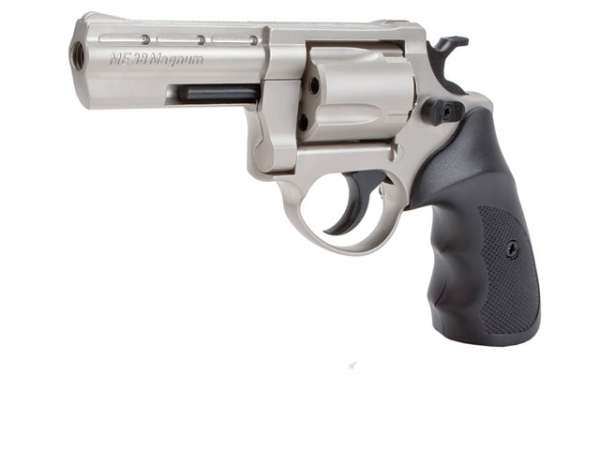 Schreckschussrevolver ME 38 Magnum 9mm R Knall matt vernickelt