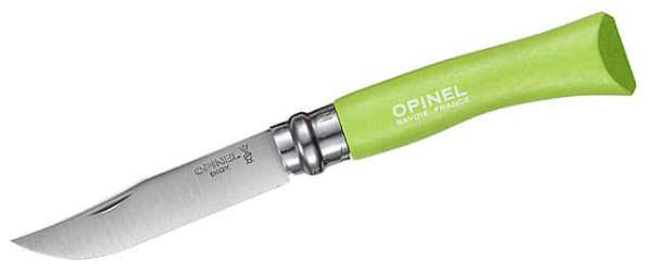 Opinel-Messer, Größe 7, rostfrei, grün