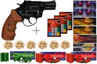 Schreckschuss Silvester Set Professional Zoraki R1 2,5" Revolver Schwarz + 600 Teile Schreckschuss Silvester Set Professional Zoraki R1 2,5" Revolver Schwarz + 600 Teile