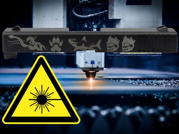 Gravuren für Pistolen und Gewehre. Hai, Schlange, Totenkopf, Bärentatze, Playboy - Viele Designs sind möglich.