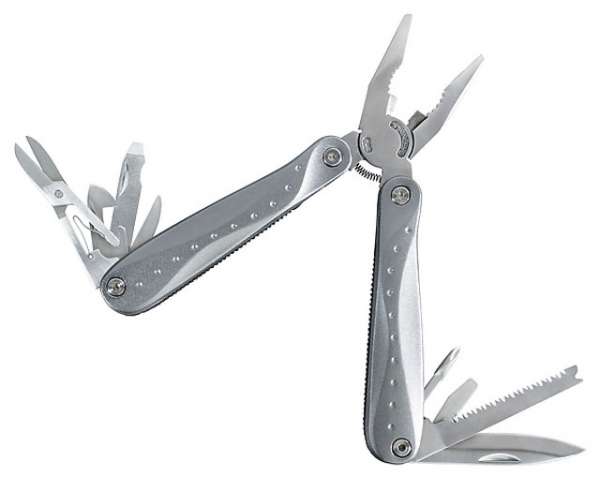 Herbertz Multitool, Aluminium-Schalen, Nylonetui